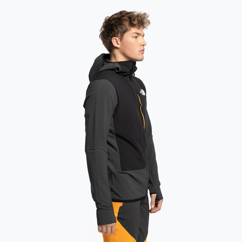 Kurtka hybrydowa męska The North Face Dawn Turn Hybrid Ventrix Midlayer asphalt grey/black 3