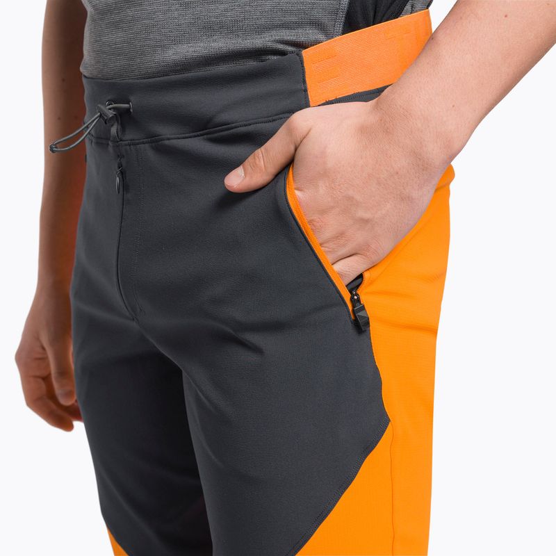 Spodnie softshell męskie The North Face Dawn Turn cone orange/asphalt grey/black 6