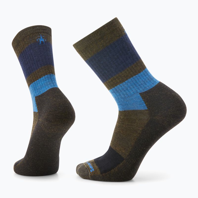 Skarpety Smartwool Everyday Blocked Stripe Crew military olive 4