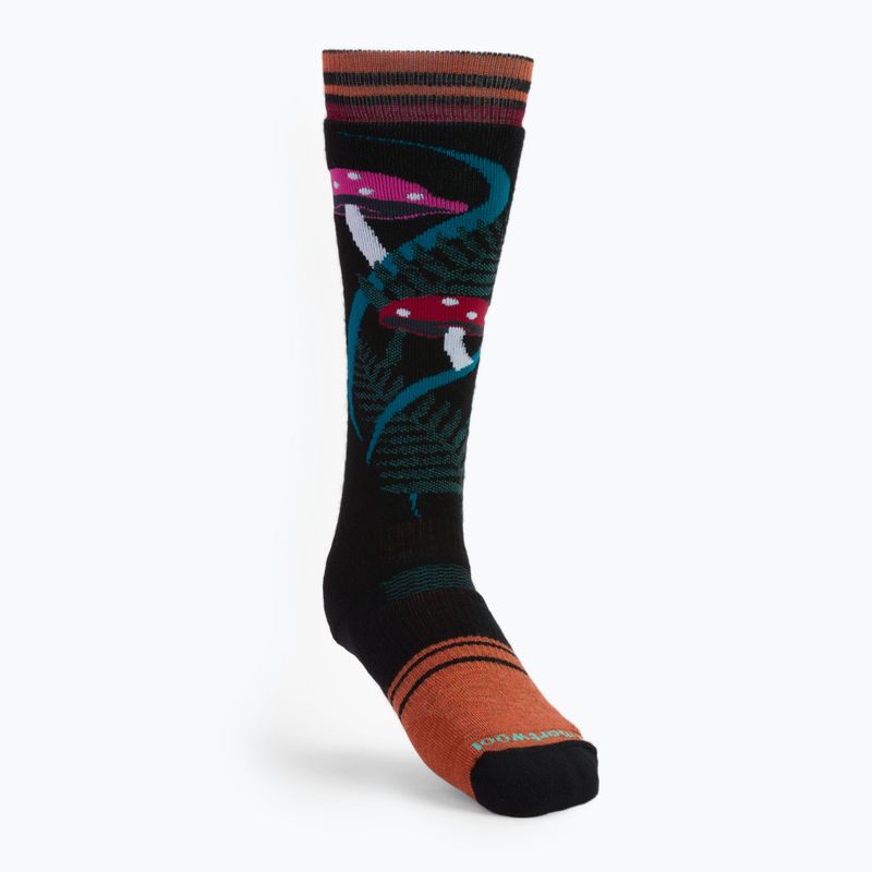 Skarpety snowboardowe damskie Smartwool Snowboard Full Cushion Fungi Fabulous OTC black