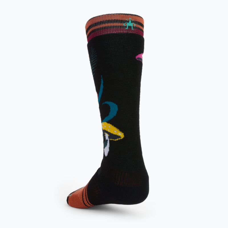 Skarpety snowboardowe damskie Smartwool Snowboard Full Cushion Fungi Fabulous OTC black 2