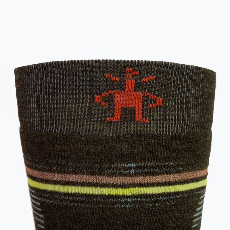 Skarpety snowboardowe męskie Smartwool Snowboard Targeted Cushion Piste Machine OTC military olive 3