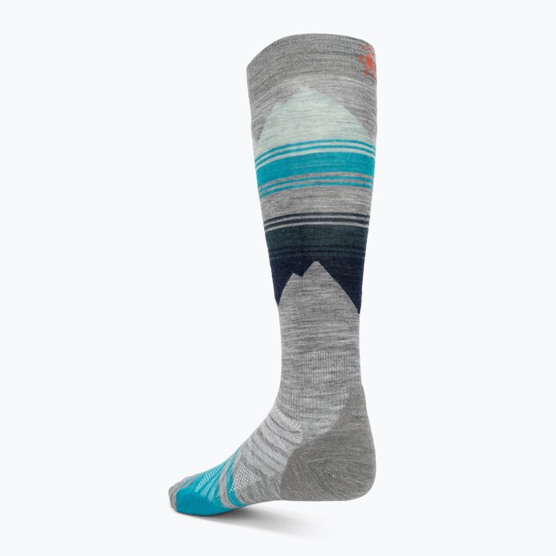 Skarpety narciarskie damskie Smartwool Ski Targeted Cushion Pattern OTC light  grey 2
