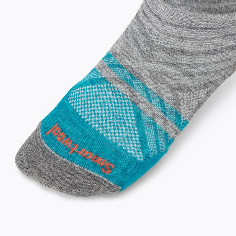 Skarpety narciarskie damskie Smartwool Ski Targeted Cushion Pattern OTC light  grey 3
