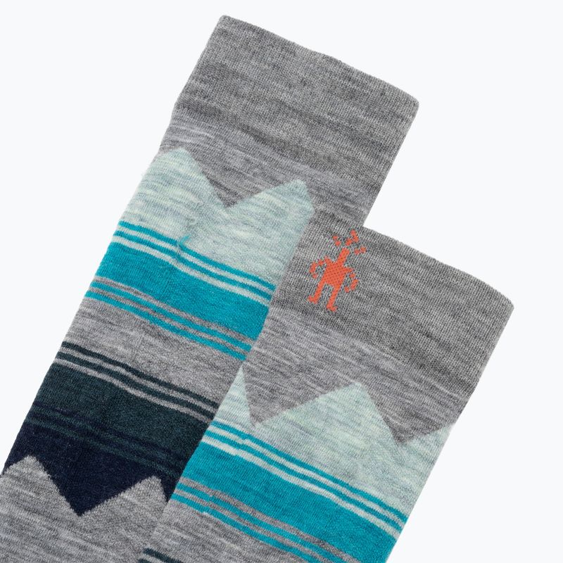 Skarpety narciarskie damskie Smartwool Ski Targeted Cushion Pattern OTC light  grey 4