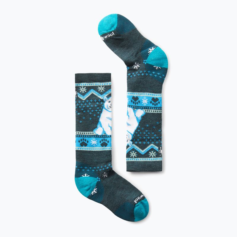 Skarpety dziecięce Smartwool Wintersport Full Cushion Polar Bear Pattern OTC twilight blue 6