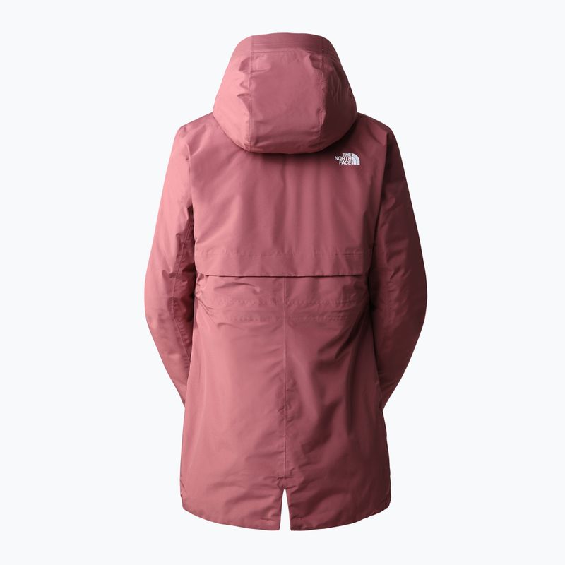 Kurtka zimowa damska The North Face Hikesteller Insulated Parka wild ginger/lavender fog 10