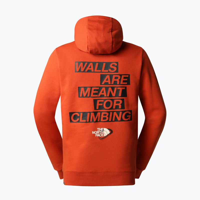 Bluza trekkingowa męska The North Face Outdoor Graphic Hoodie Light rusted bronze 2