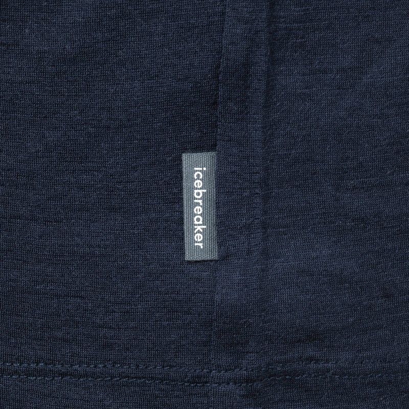 Koszulka trekkingowa męska icebreaker Tech Lite II 7 Mountain Tops midnight navy 9
