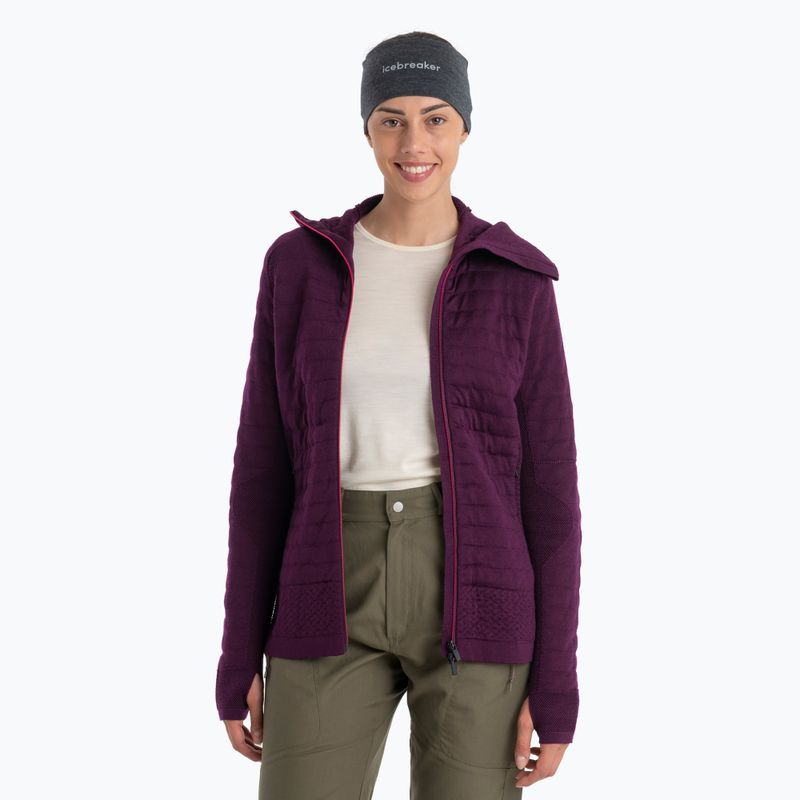 Bluza termoaktywna damska icebreaker 200 Oasis Crewe undyed 5