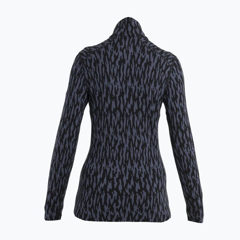 Longsleeve termoaktywny damski icebreaker Merino 260 Vertex Half Zip Glacial Camo graphite/black/j 2