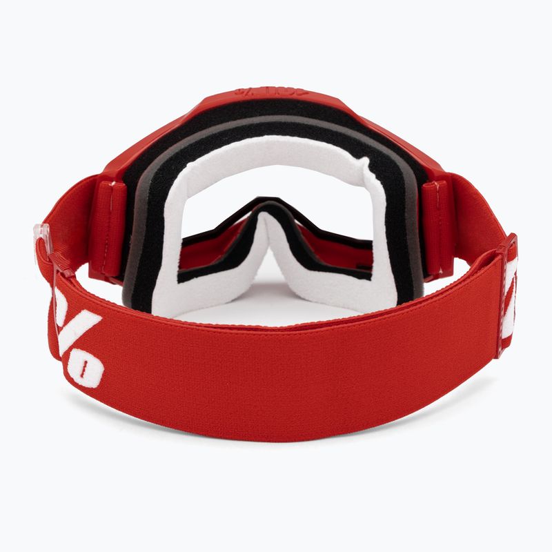 Gogle rowerowe 100% Accuri 2 Enduro MTB neon/red/clear 3