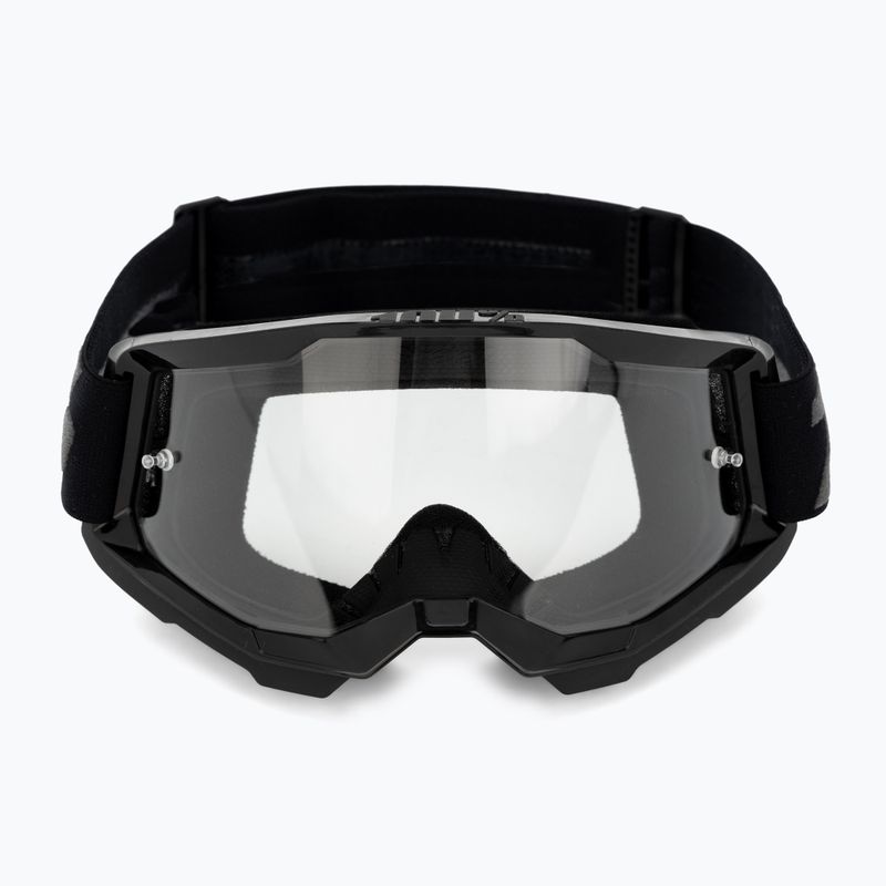 Gogle rowerowe 100% Strata 2 black/clear 2