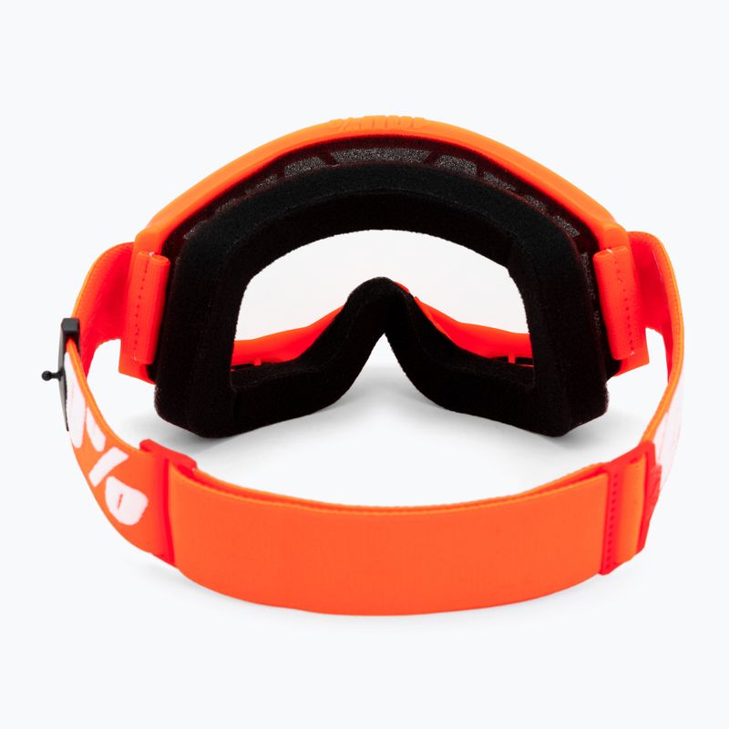 Gogle rowerowe 100% Strata 2 orange/clear 3