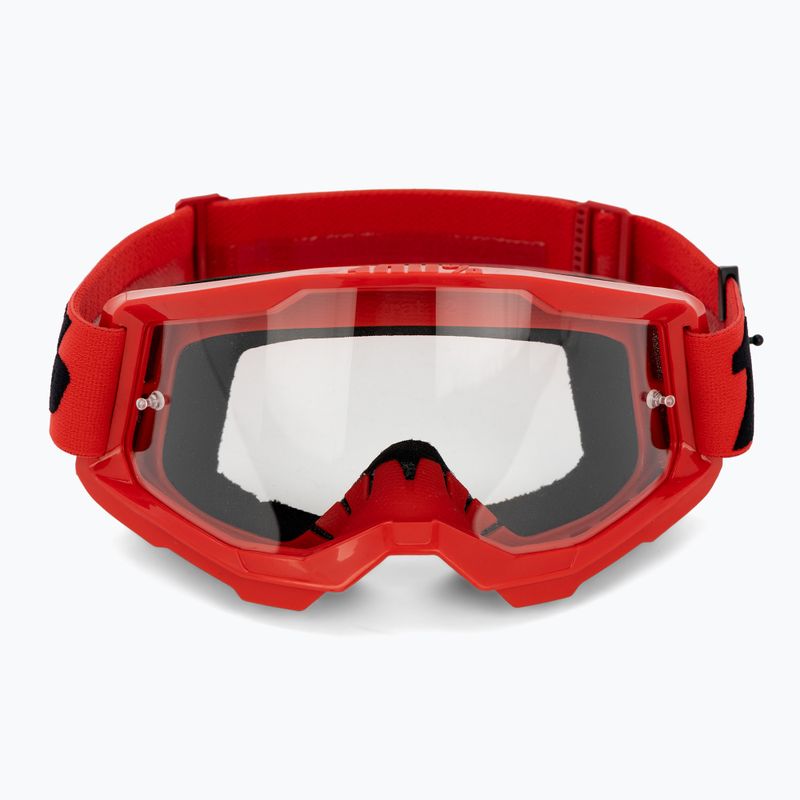 Gogle rowerowe 100% Strata 2 red/clear 2