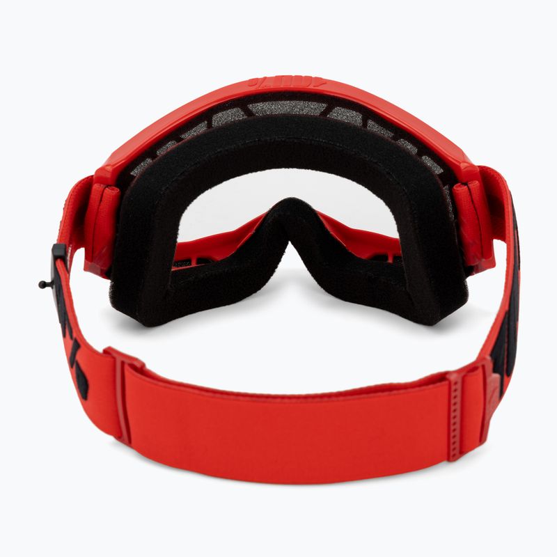 Gogle rowerowe 100% Strata 2 red/clear 3