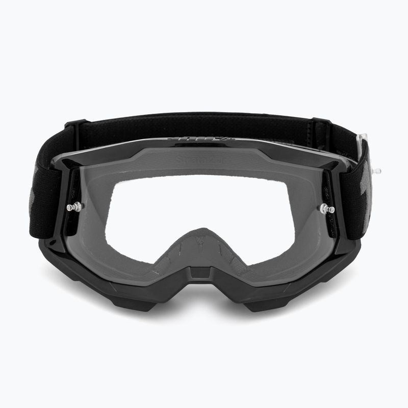 Gogle rowerowe dziecięce 100% Strata 2 Junior 50031-00001 black/clear 2