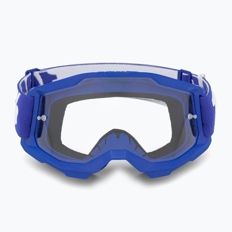 Gogle rowerowe dziecięce 100% Strata 2 Junior blue/clear 2