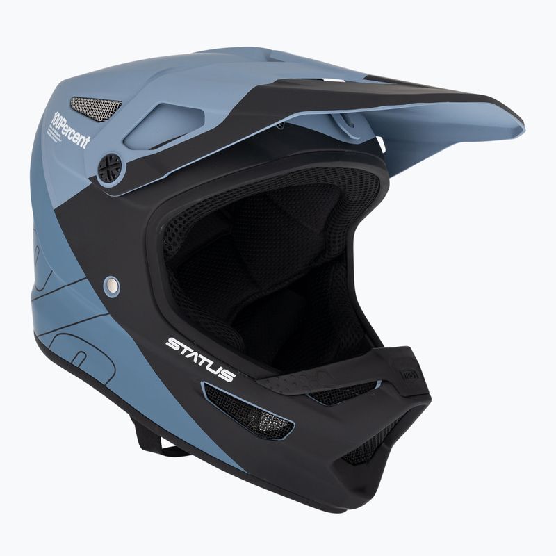 Kask rowerowy 100% Status drop/steel blue