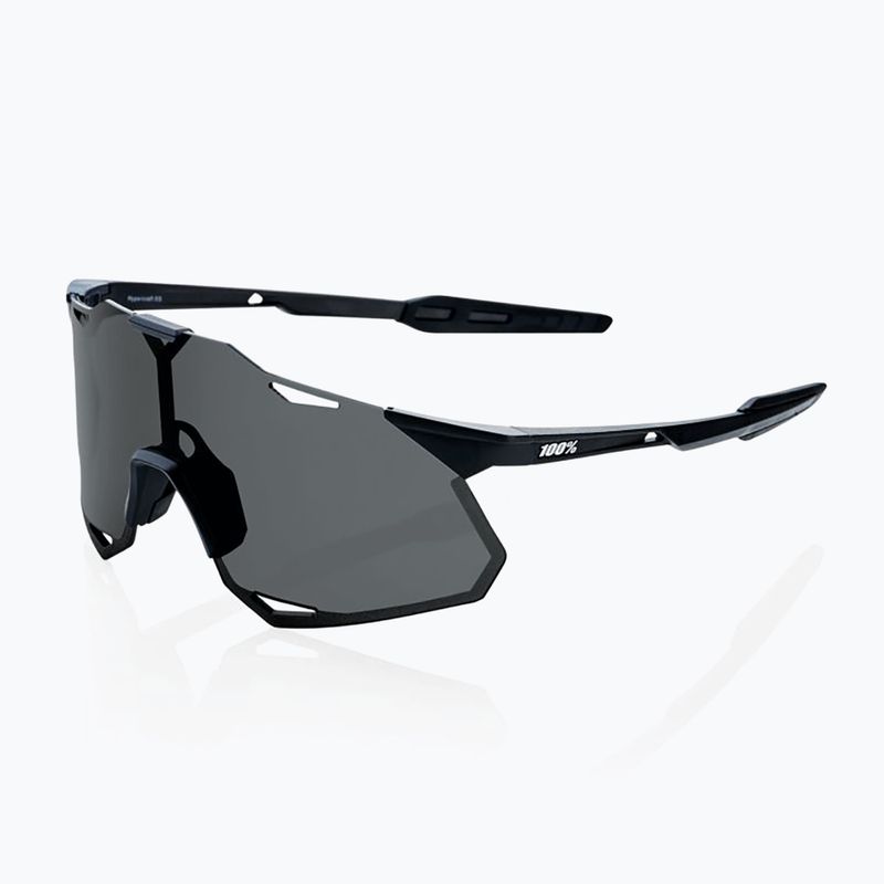 Okulary przeciwsłoneczne 100% Hypercraft XS matte black/smoke