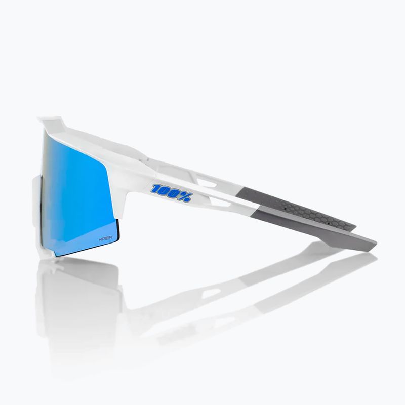 Okulary przeciwsłoneczne 100% Speedcraft matte white/hiper blue multilayer mirror 3