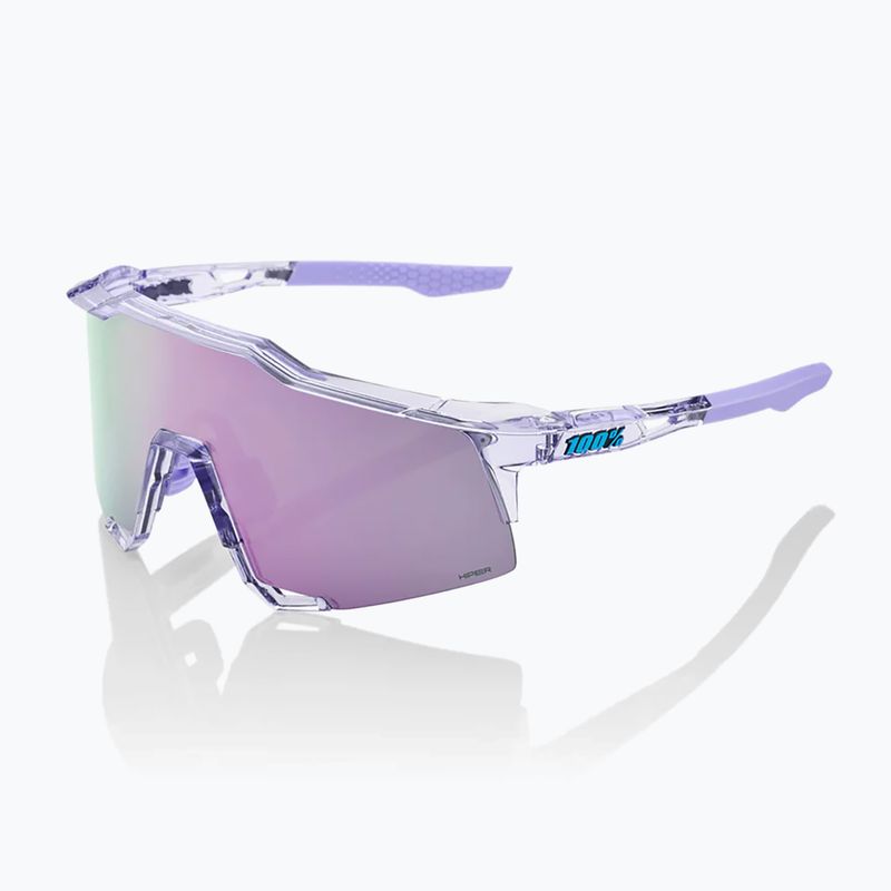 Okulary przeciwsłoneczne 100% Speedcraft polished translucent lavender/hiper lavender mirror
