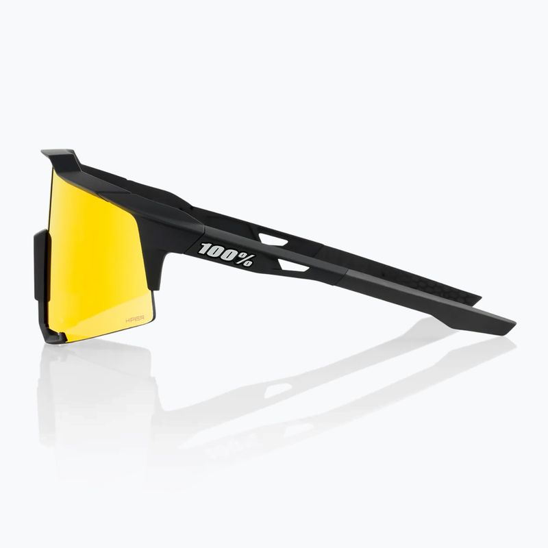 Okulary przeciwsłoneczne 100% Speedcraft soft tact black/hiper red multilayer mirror 9