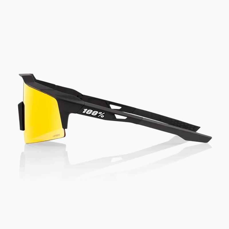Okulary przeciwsłoneczne 100% Speedcraft SL soft tact black/hiper red multilayer mirror 3