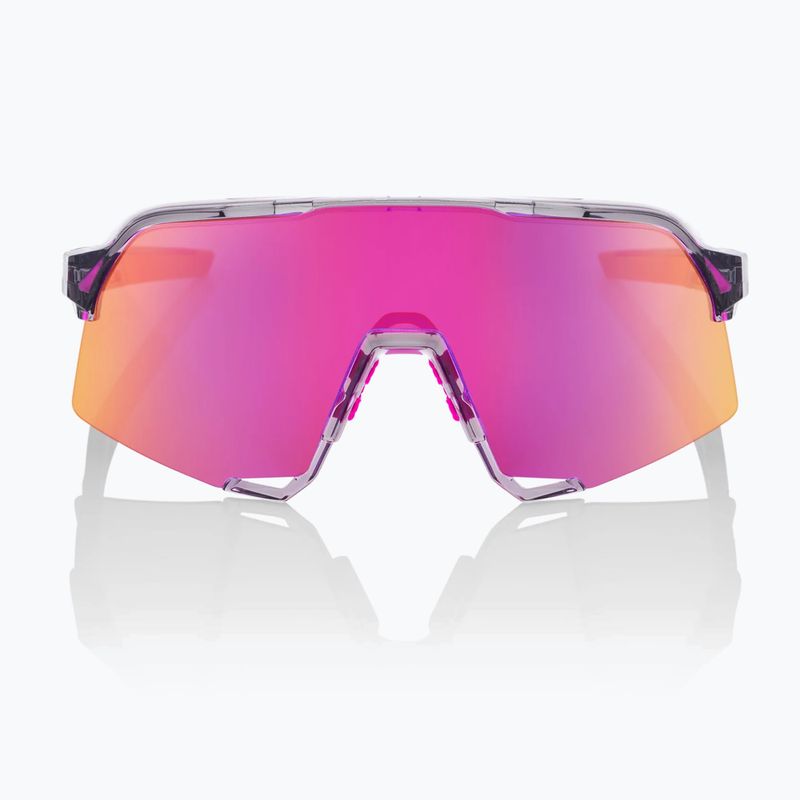 Okulary przeciwsłoneczne 100% S3 polished translucent/purple multilayer mirror 3