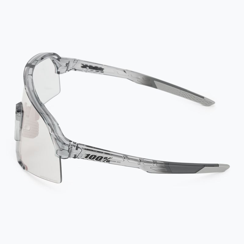 Okulary przeciwsłoneczne 100% S3 polished translucent grey/rose gold mirror photochrom 4
