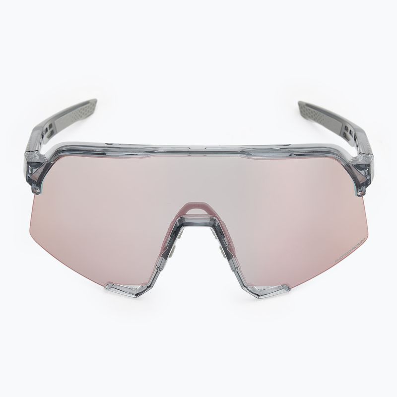 Okulary przeciwsłoneczne 100% S3 polished translucent grey/rose gold mirror photochrom 6