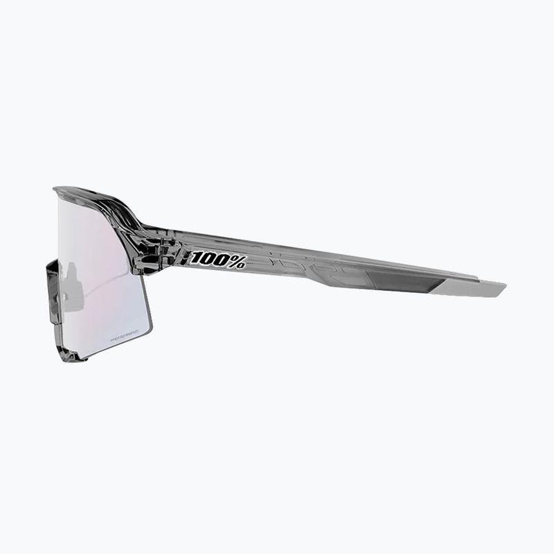 Okulary przeciwsłoneczne 100% S3 polished translucent grey/rose gold mirror photochrom 9