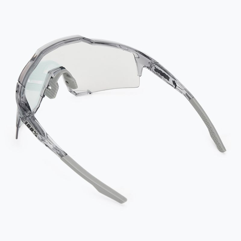 Okulary przeciwsłoneczne 100% Speedcraft polished translucent grey/rose gold mirror photochrom 2