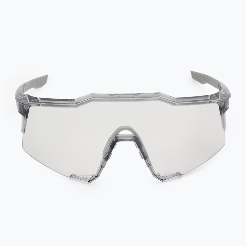 Okulary przeciwsłoneczne 100% Speedcraft polished translucent grey/rose gold mirror photochrom 3