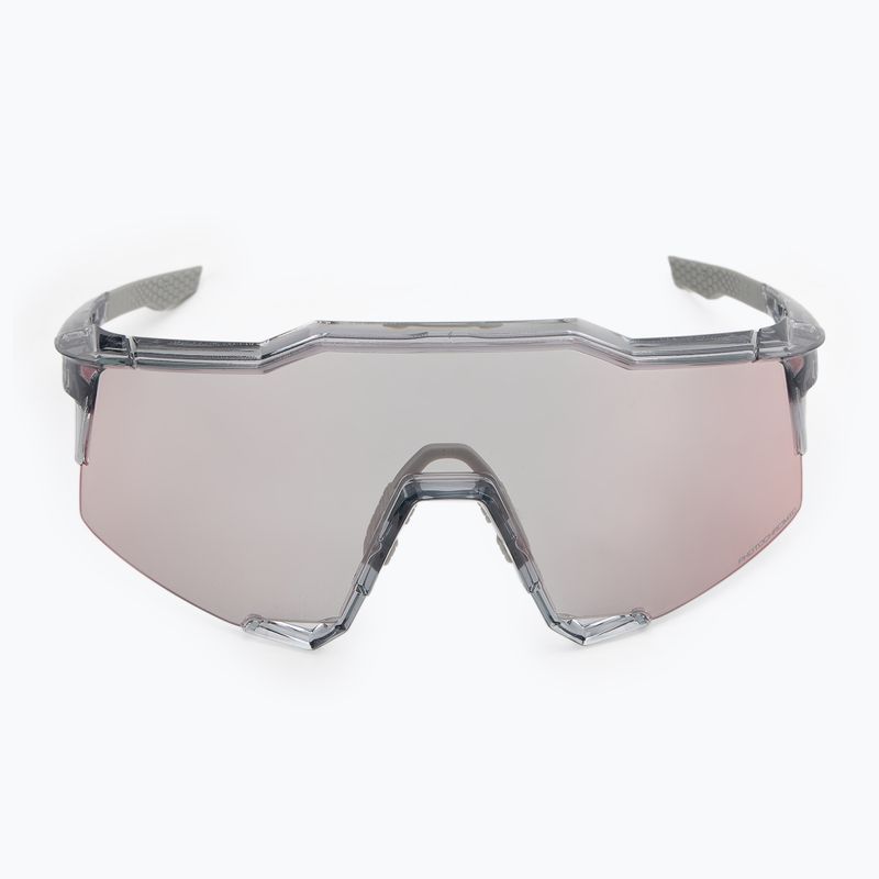 Okulary przeciwsłoneczne 100% Speedcraft polished translucent grey/rose gold mirror photochrom 6