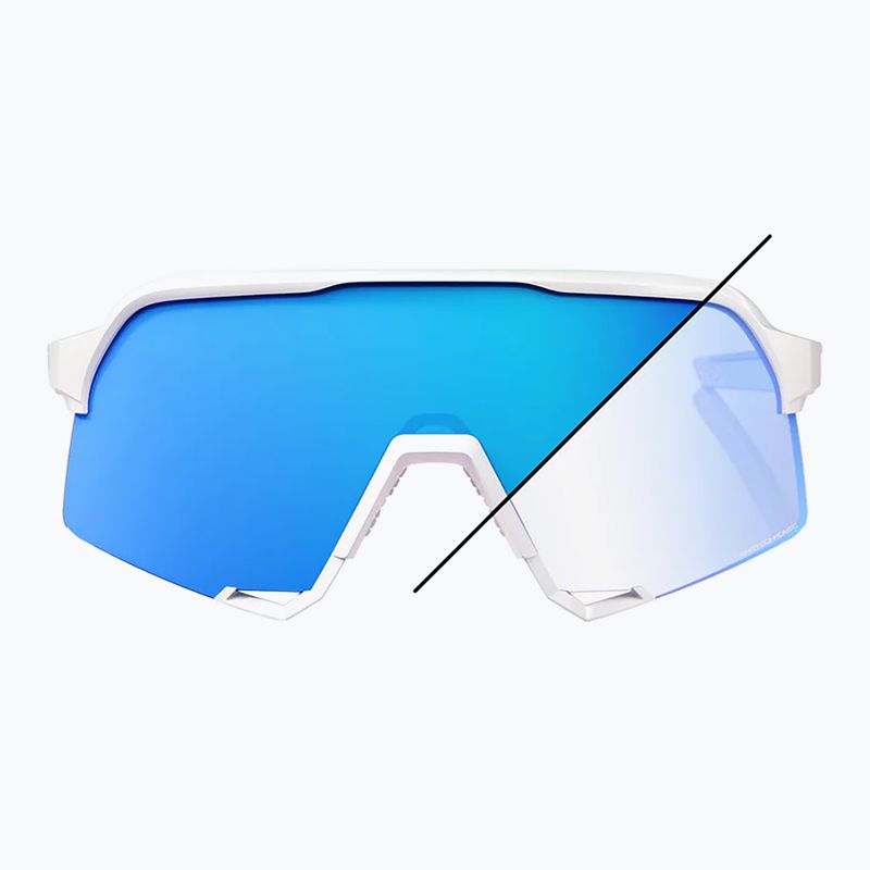 Okulary przeciwsłoneczne 100% S3 LE bastille/blue mirror photochromic 8