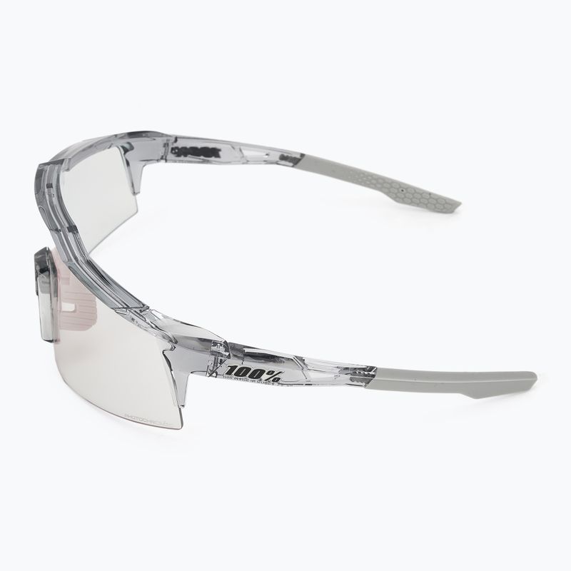 Okulary przeciwsłoneczne 100% Speedcraft SL polished translucent grey/rose gold mirr photochr 4