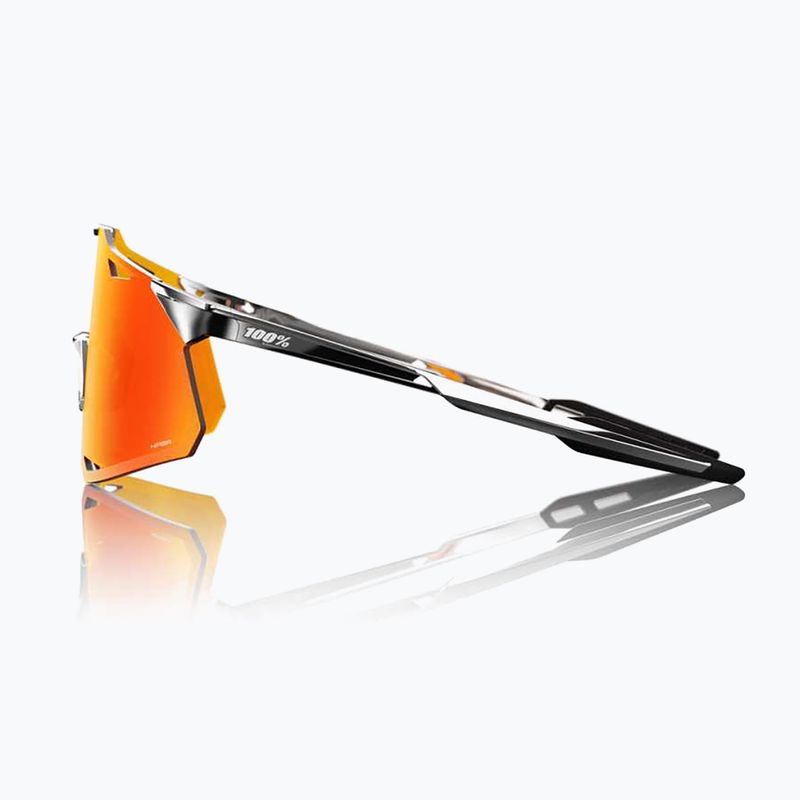 Okulary przeciwsłoneczne 100% Hypercraft black chrome/hiper red mirror 3