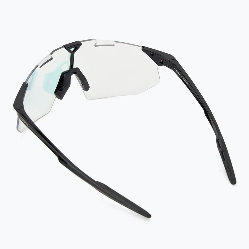 Okulary przeciwsłoneczne 100% Hypercraft SQ gloss black/photochromic purple mirror 2