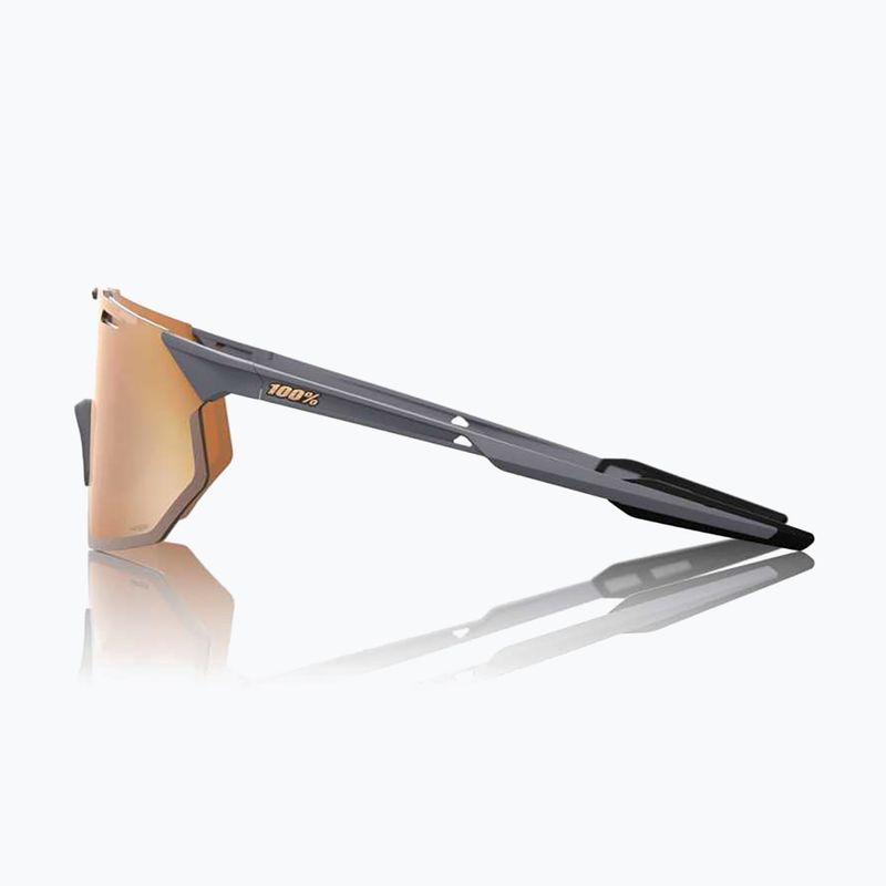 Okulary przeciwsłoneczne 100% Hypercraft SQ soft tact grey/hiper copper mirror 3