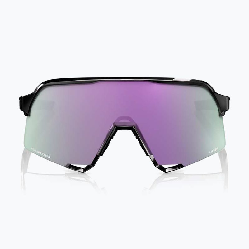 Okulary przeciwsłoneczne 100% S3 polished black/hiper polarized lavender mirror 2