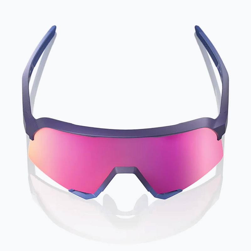 Okulary przeciwsłoneczne 100% S3 satin storm metallic/purple mirror 3