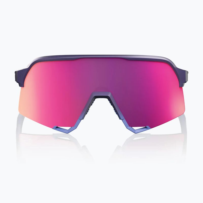 Okulary przeciwsłoneczne 100% S3 satin storm metallic/purple mirror 4