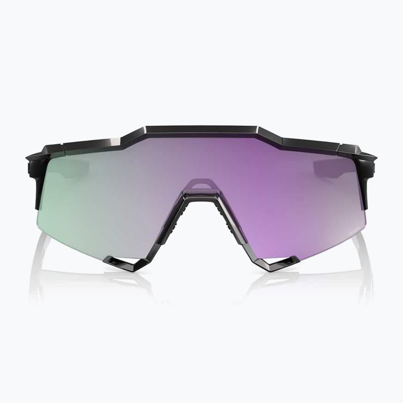 Okulary przeciwsłoneczne 100% Speedcraft polished black/hiper polarized lavender mirror 2