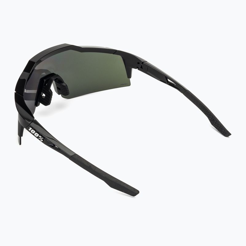 Okulary przeciwsłoneczne 100% Speedcraft SL polished black/hiper polarized lavender mirror 3