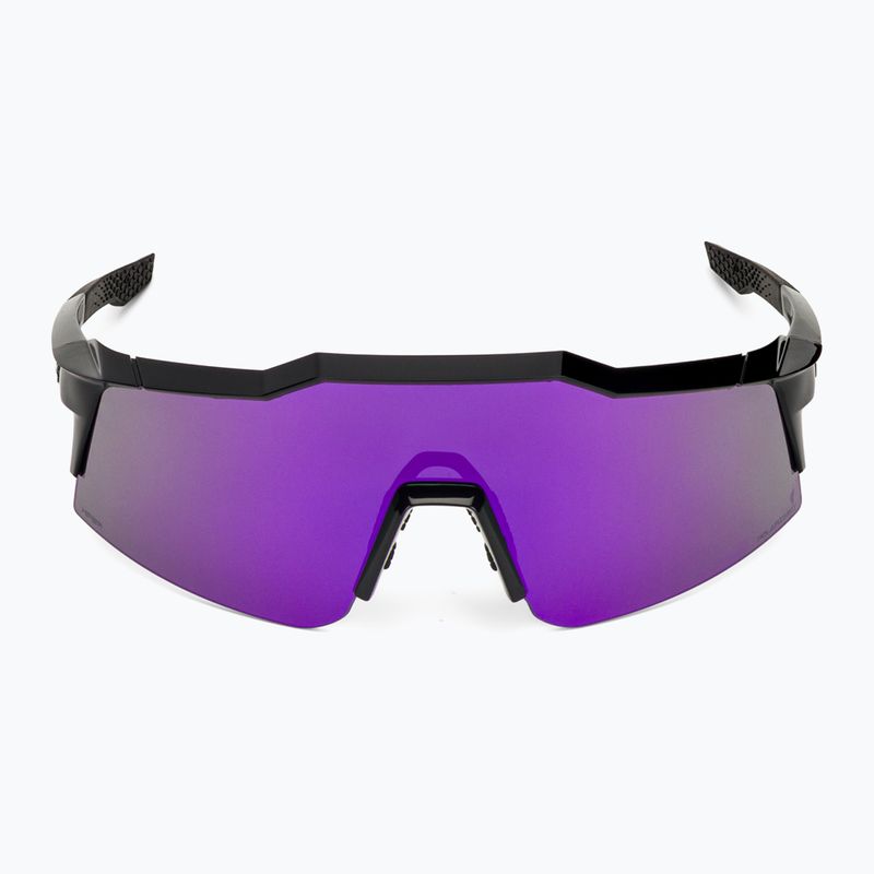 Okulary przeciwsłoneczne 100% Speedcraft SL polished black/hiper polarized lavender mirror 4