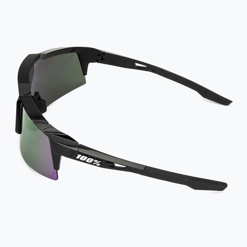 Okulary przeciwsłoneczne 100% Speedcraft SL polished black/hiper polarized lavender mirror 5