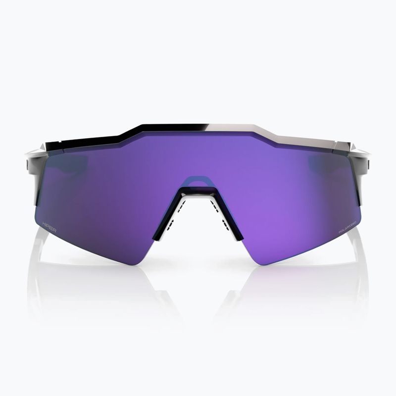 Okulary przeciwsłoneczne 100% Speedcraft SL polished black/hiper polarized lavender mirror 2