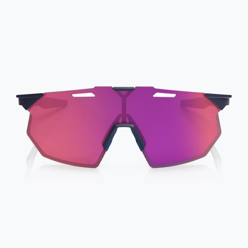 Okulary przeciwsłoneczne 100% Hypercraft SQ satin storm metallic/purple mirror 4