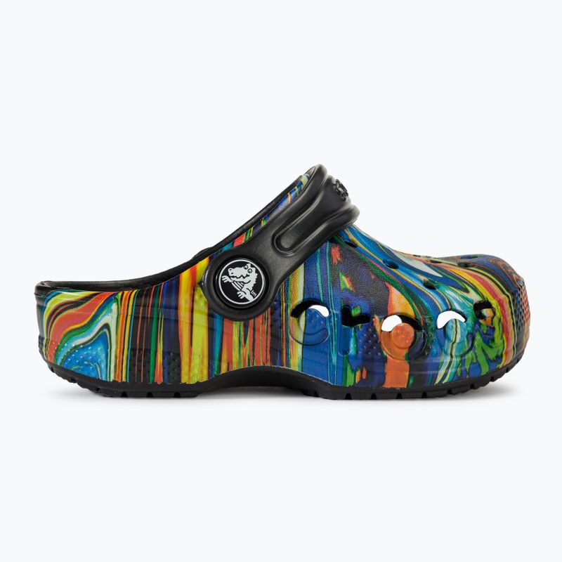 Klapki dziecięce Crocs Baya Graphic Clog black/multi 3